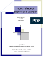 Journal of Human Sciences and Extension: Volume 7, Number 2 June 2019 ISSN 2325-5226