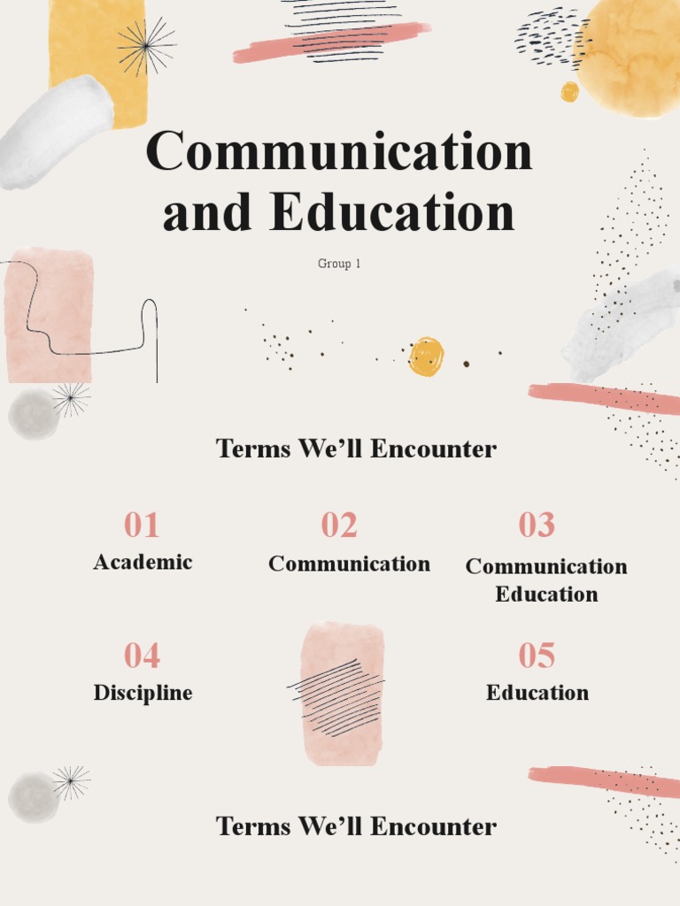 Communication's Role in Education | PDF | Communication | Human ...