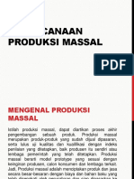 Perencanaan Produksi Massal