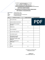 Daftar Hadir Siswa XI TLAS Sosialisasi TEFA