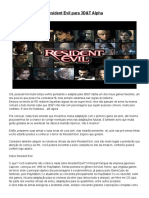 3D&T Alpha Resident Evil
