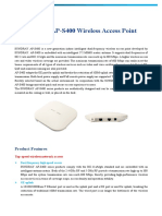 Sundray AP-S400 Wireless Access Point: Product Overview