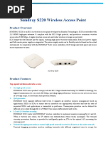 Sundray S220 Wireless Access Point: Product Overview