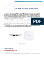 SUNDRAY AP S650 Wireless Access Point: Product Overview