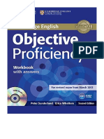 Objective Proficiency Workbook With Answers With Audio CD - Books