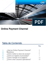 Guia para El Usuario Online Payment Channel