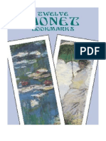 Twelve Monet Bookmarks (Dover Bookmarks) - Claude Monet