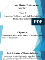 MarEnv - Topic 2 - Sources of Pollution and Its Effects To The Marine Environment