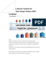 Beragam Ukuran Tandon Air Penguin Dan Harga Terbaru 2021. Lengkap!