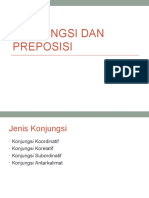 Konjungsi Dan Preposisi