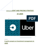 Investment and Pricing Strategy at Uber
