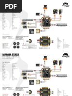 Mamba Stack: Esc:Mamba F50 Pro FC:MAMBA Basic F405 MK3 Lite