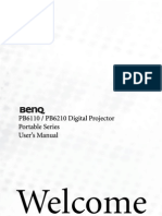 Projector Manuals Pb6110 Pb6210 Pb6110 Pb6210 English