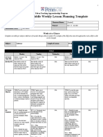 November Takeover 2021 EL Weekly Planning Template