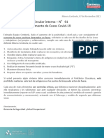 Circular Interna 91 - Aumento de Casos COVID-19