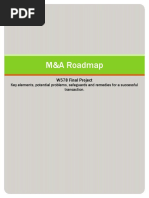 M&A Roadmap: W578 Final Project