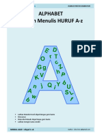 Latihan Menulis Huruf Abjad A Z Huruf Besar Dan Kecil PDF Free