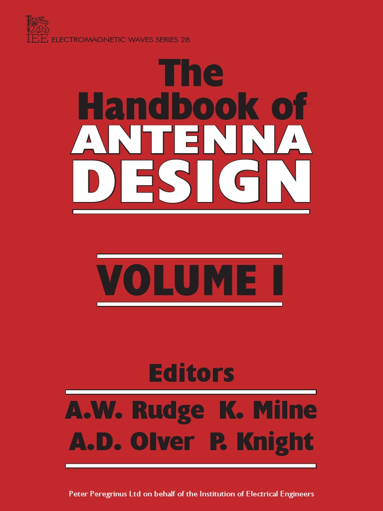 Handbook of Antenna Design, Vol. 1 PDF Antenna (Radio) Cartesian