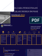 Paparan Manual Book Indeks Inovasi Daerah 2021