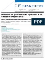 Defensa en Profundidad Aplicado A Un Entorno Empresarial: Depth Defense Applied To A Business Environment