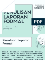 Penulisan Laporan Formal