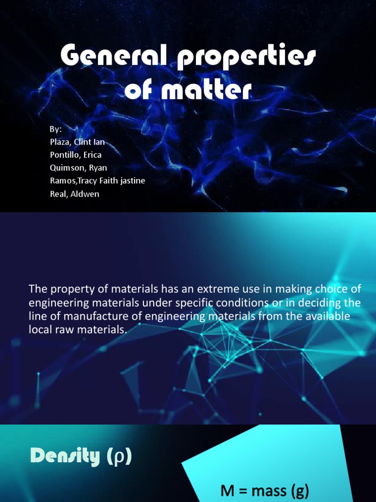 General Properties of Engineering Materials | PDF | Density | Porosity