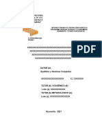 Formato Estructura T.A Proyecto Factible