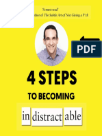 4 Steps For Becoming Indistractable