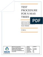 Off-Factory Test Procedure For X-Mas Trees