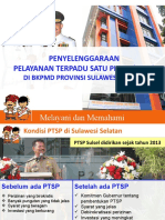 Presentase P2T BKPMD U Diklapim III Gorontalo