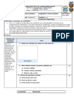 Prueba de Diagnostico Eva Ciencias Unidad 6