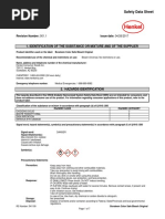 Contoh Safe Data Sheet