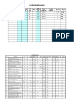 Estimate of Material and Labor