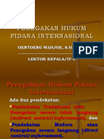 Penegakan Hukum Pidana Internasional