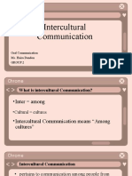 Intercultural Communication: Oral Communication Ms. Haira Dandon Group 2