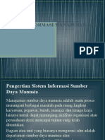 Sistem Informasi Manajemen SDM