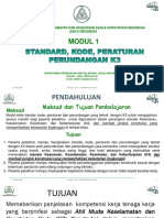 Modul 1. Standard, Kode - Peraturan Perundangan k3