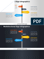 Multidirectional Sign Infographics PGo 16 9