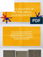 Lesson 5 - Proclamation of The PH Independence