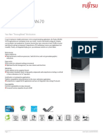 Fujitsu CELSIUS M470 Workstation: Data Sheet