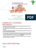 Acquired Pneumonia: Community