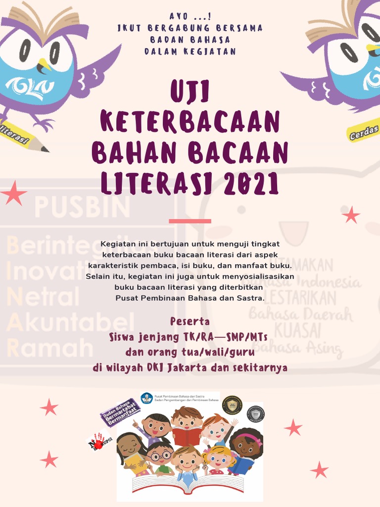 Flyer Uji Keterbacaan Buku | PDF