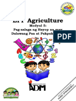EPP5 - Agriculture - Modyul 5 - Pag-Aalaga NG Hayop Na May Dalawang Paa at Pakpak o Isda