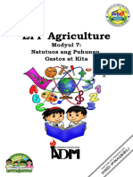EPP5 - Agriculture - Modyul 7 - Natutuos Ang Puhunan, Gastos at Kita
