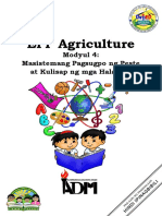 EPP5 - Agriculture - Modyul 4 - Masistemang Pagsugpo NG Peste at Kulisap NG Mga Halaman