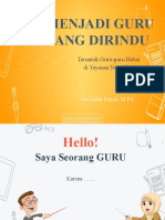 MENJADI GURU YANG DIRINDU