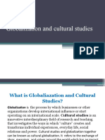 Globalization and Cultural Studies