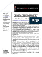 Improvement of Random Blood Glucose on Diabetes Mellitus Type II Patients With Medication Box Interventions and Individual Education Methods