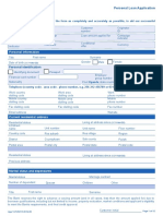 Personal Loan Application Form (Production Form)