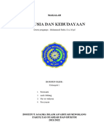 316410820 Makalah Manusia Dan Kebudayaan Doc